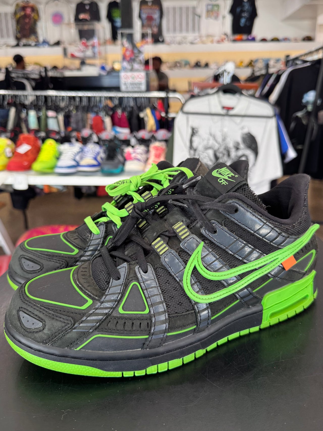 Nike Air Rubber Dunk Off-White Green Strike (2020)