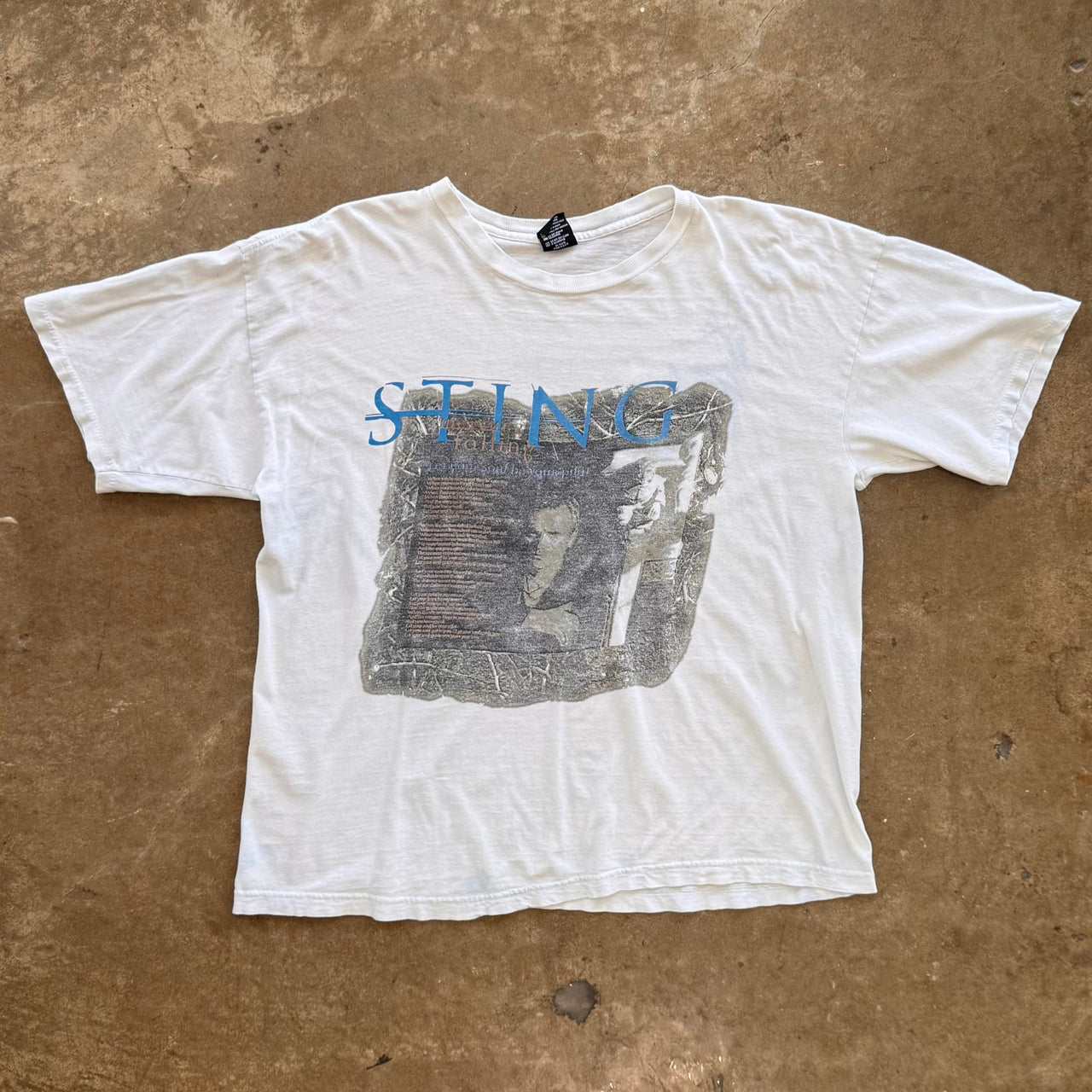 1996 Sting Mercury Falling Tour Tee Single Stitch
