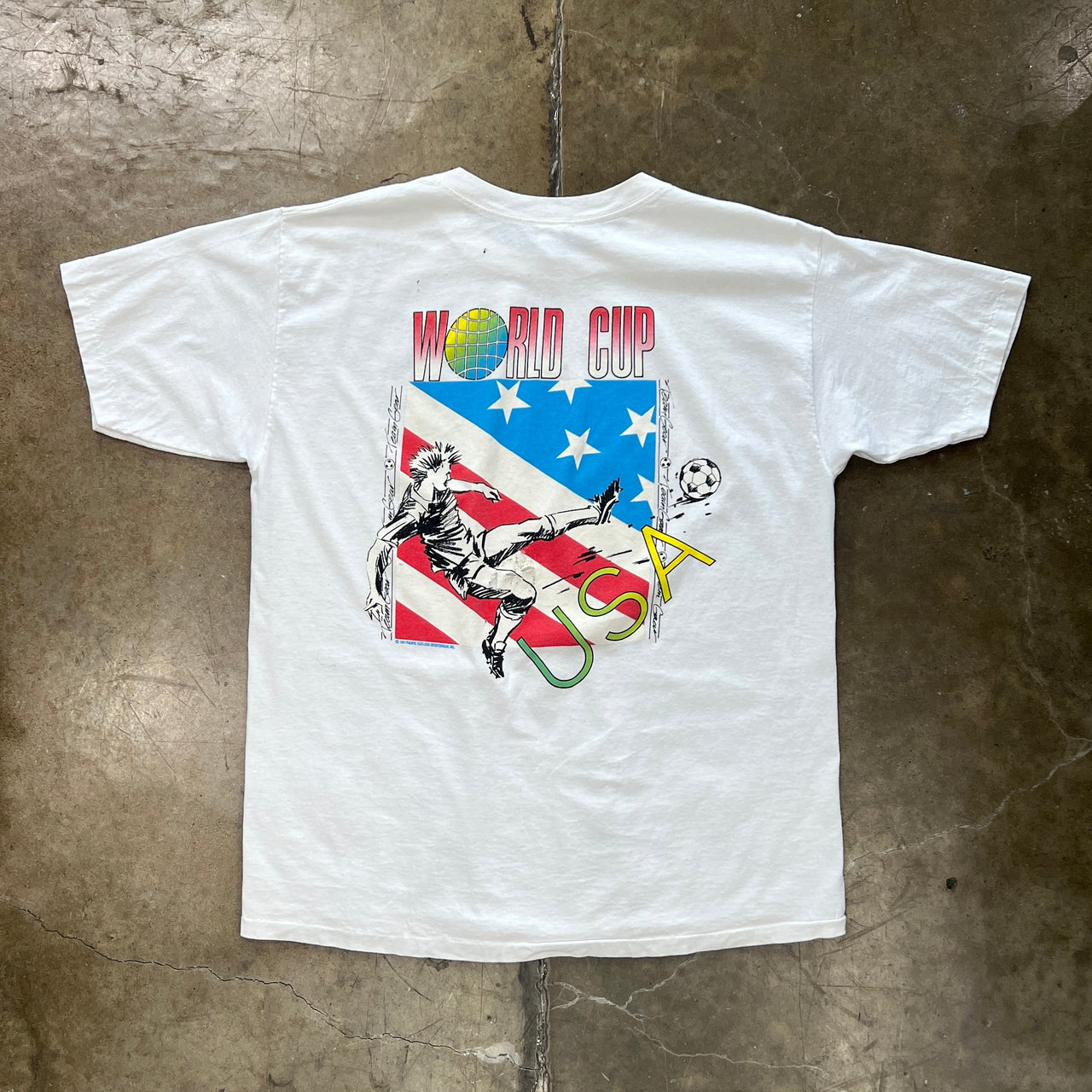 1991 World Cup USA Team Gear Sports Tee