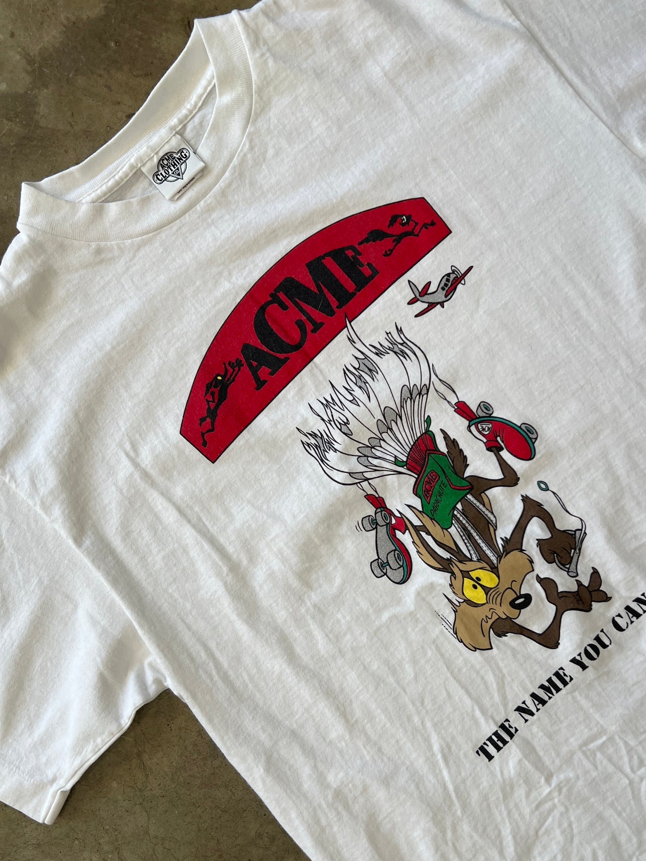 Looney Tunes Acme Coyote Name That You Can Trust Tee