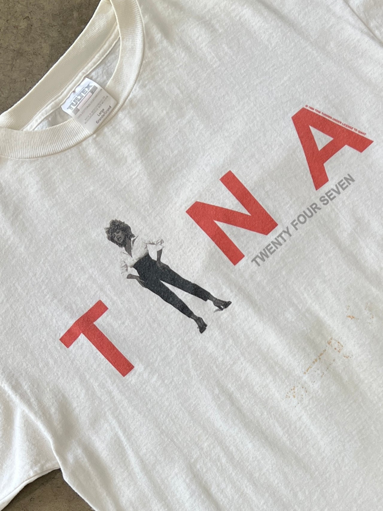 1999 Tina Turner Twenty Four Seven 24/7 Tultex Tee