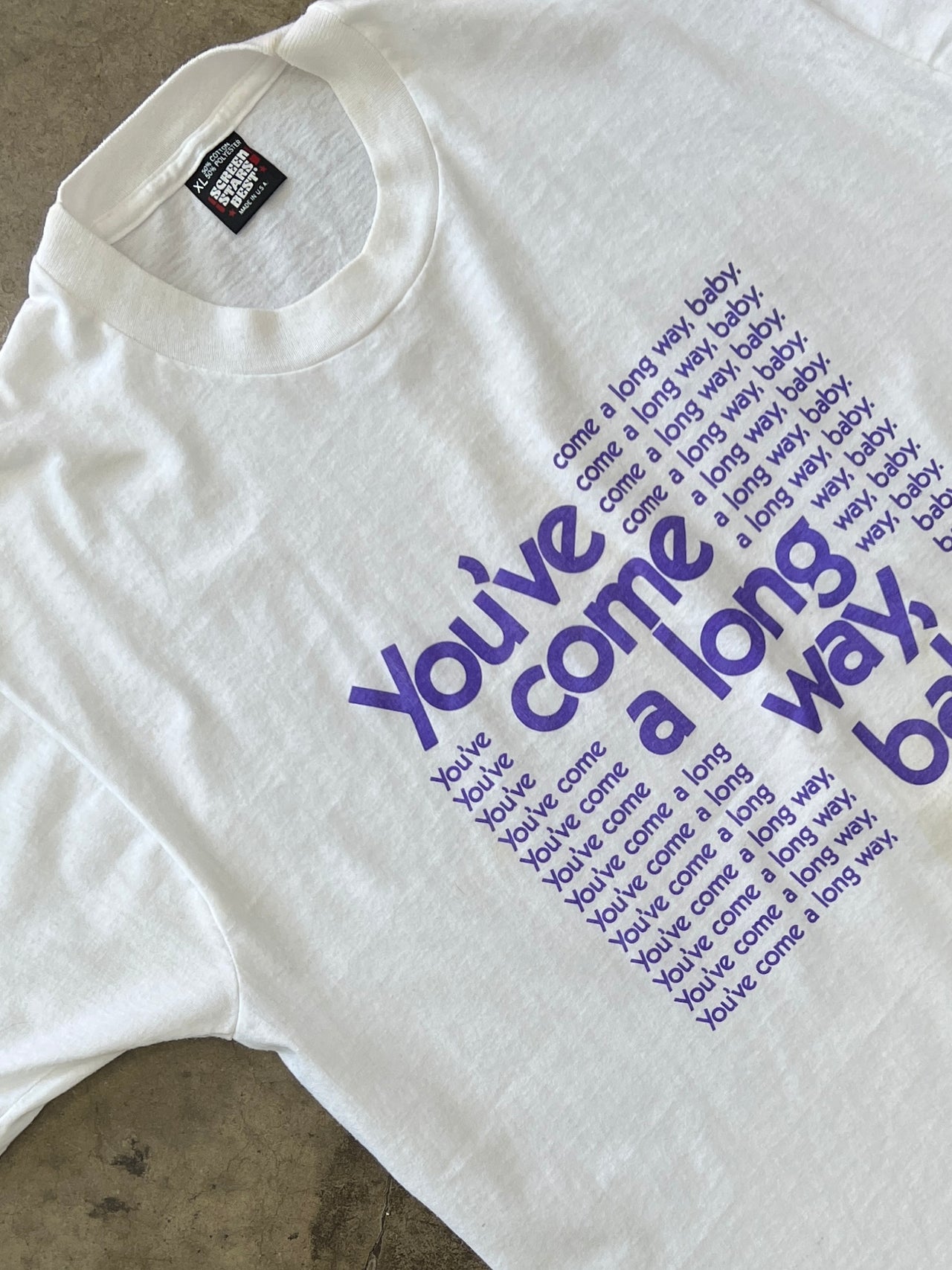 90s You've Come a Long Way Single Stitch Tee