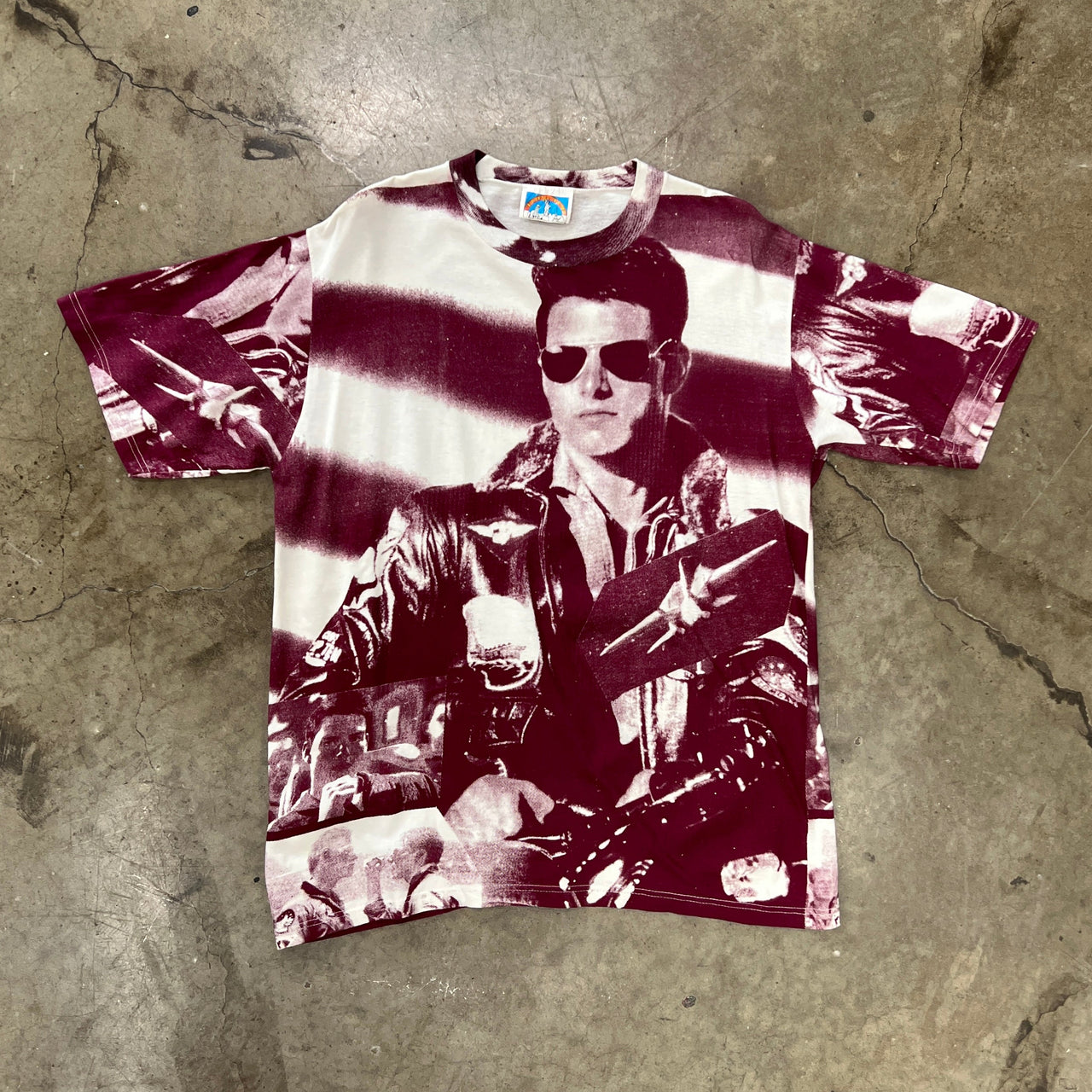 AOP Top Gun Tom Cruise Maverick Movie Tee