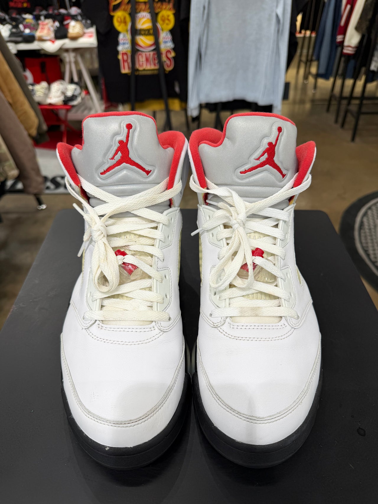 Air Jordan 5 Fire Red Silver Tongue (2020)