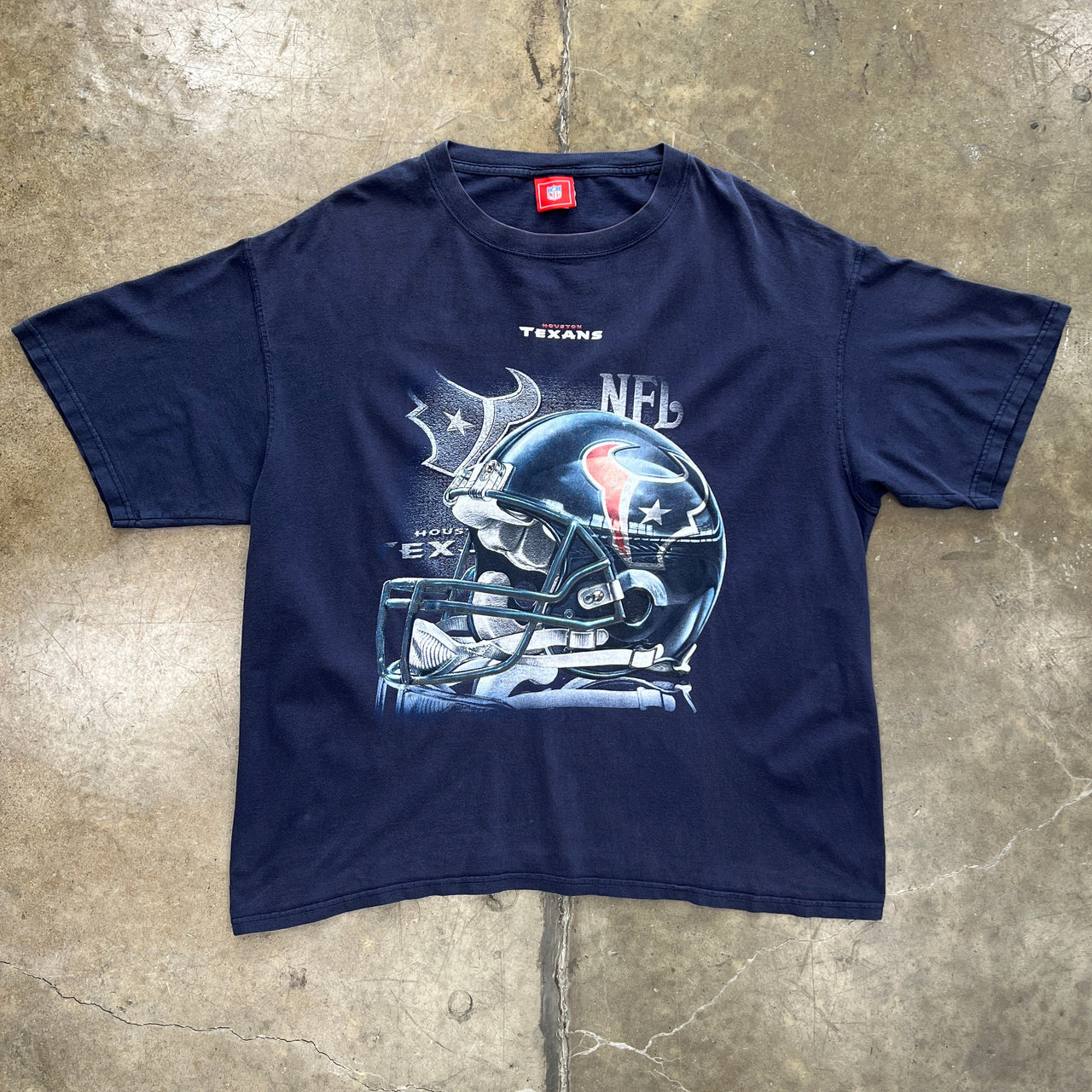 NFL Houston Texans Helmet Team Football Tee