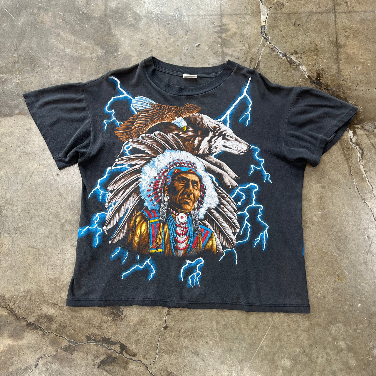 American Thunder Native American Eagle Tee