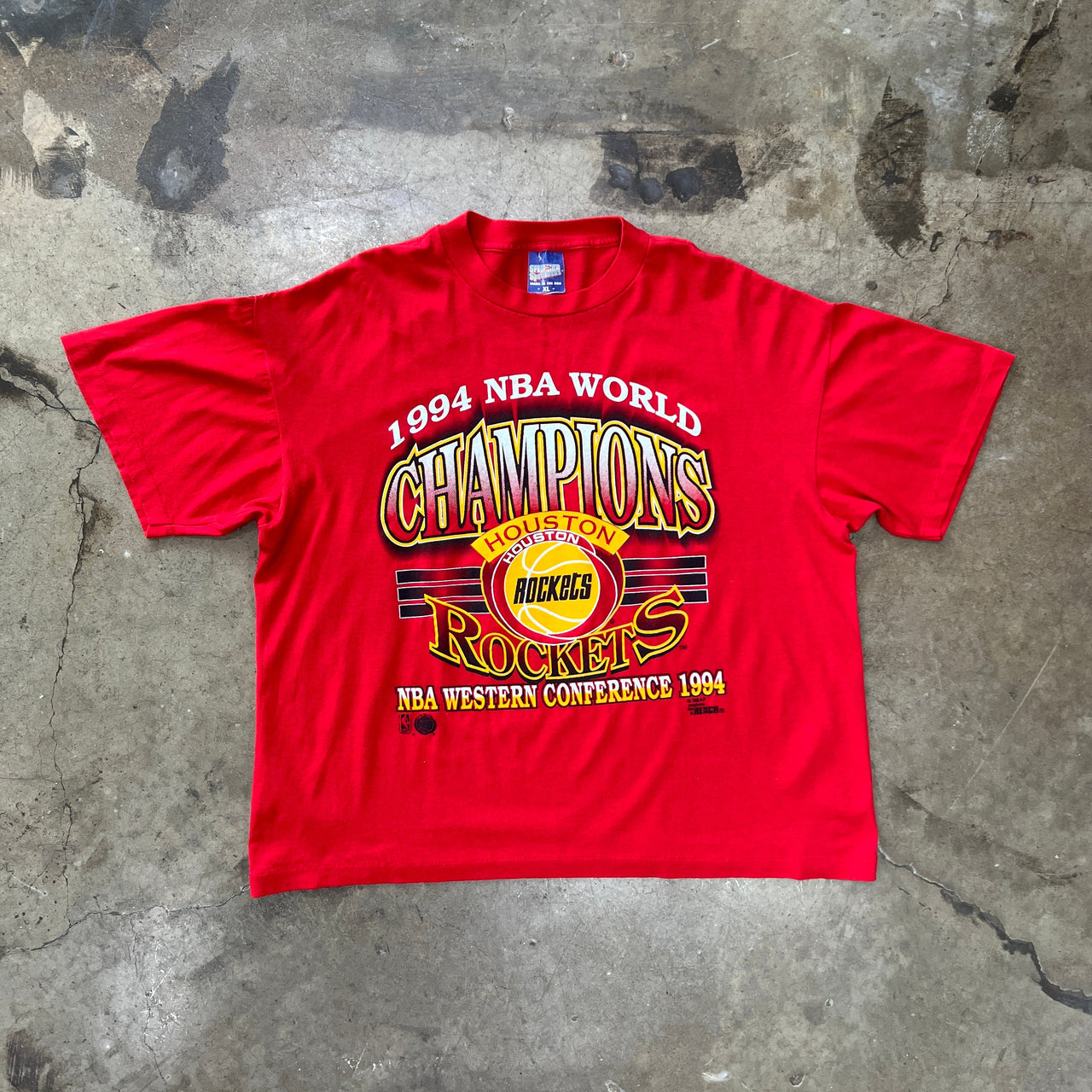 1994 Houston Rockets World Champs Western Conference Tee