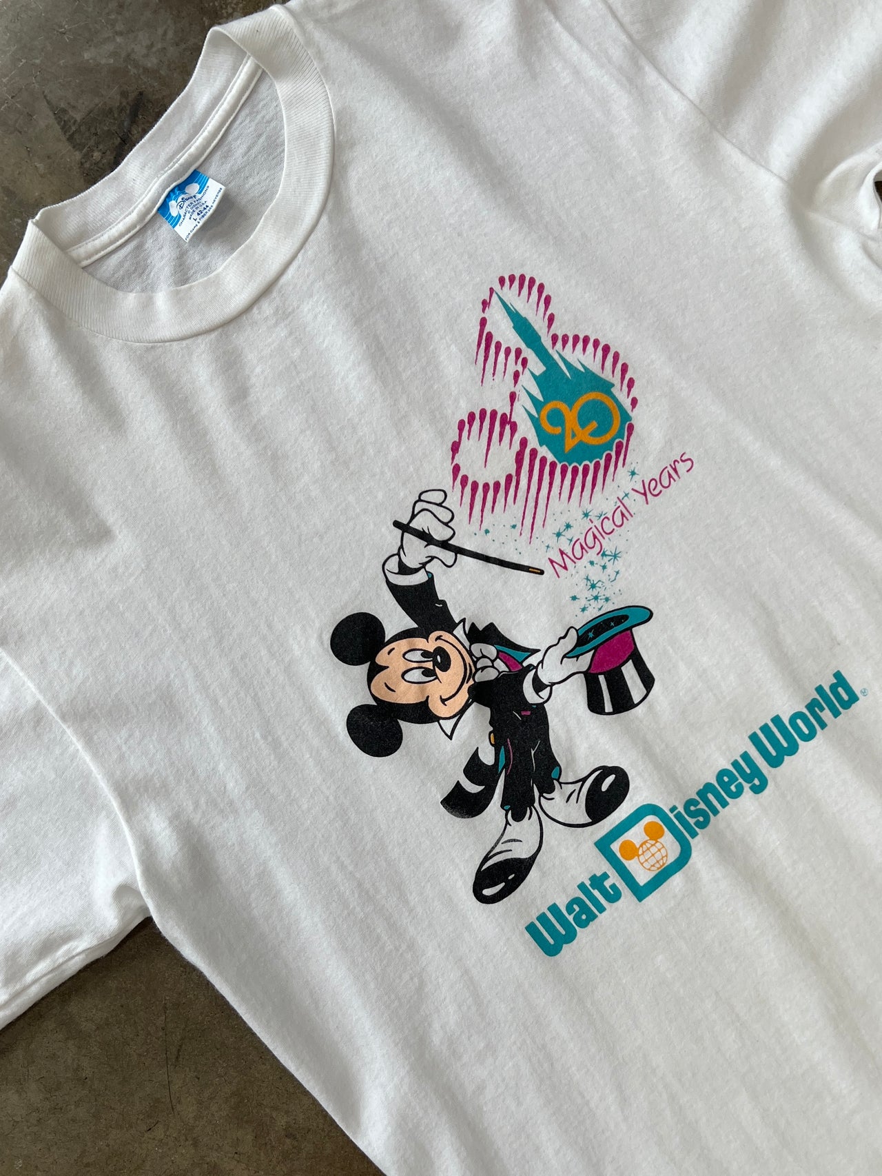 90s Walt Disney World 20 Magical Years Mickey Mouse Tee