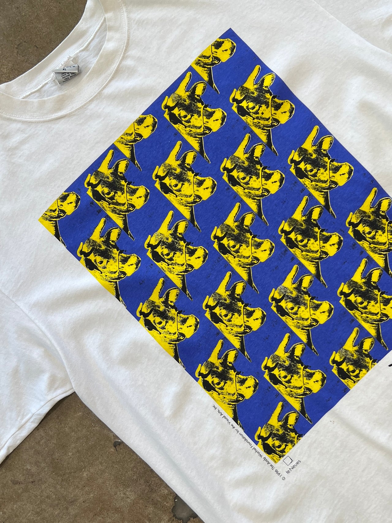 1996 Andy Warhol Cow Wallpaper Art Tee