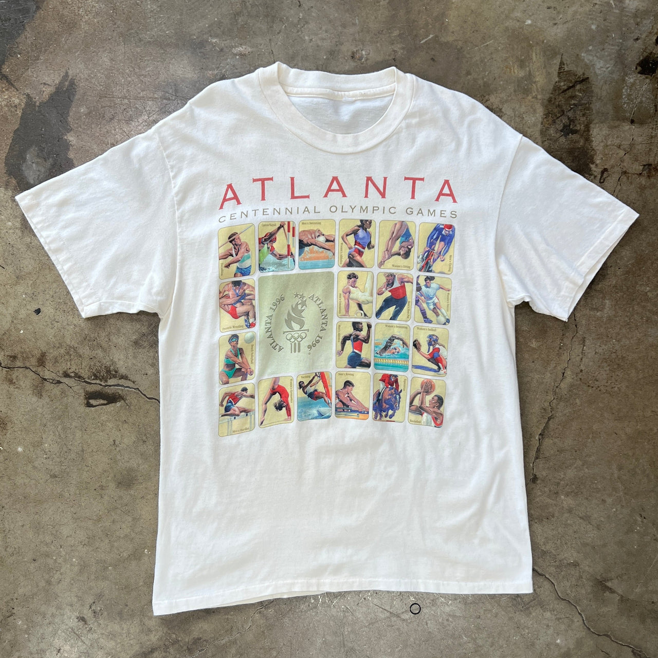 1996 Atlanta Summer Olympic Games Single Stitch Tee