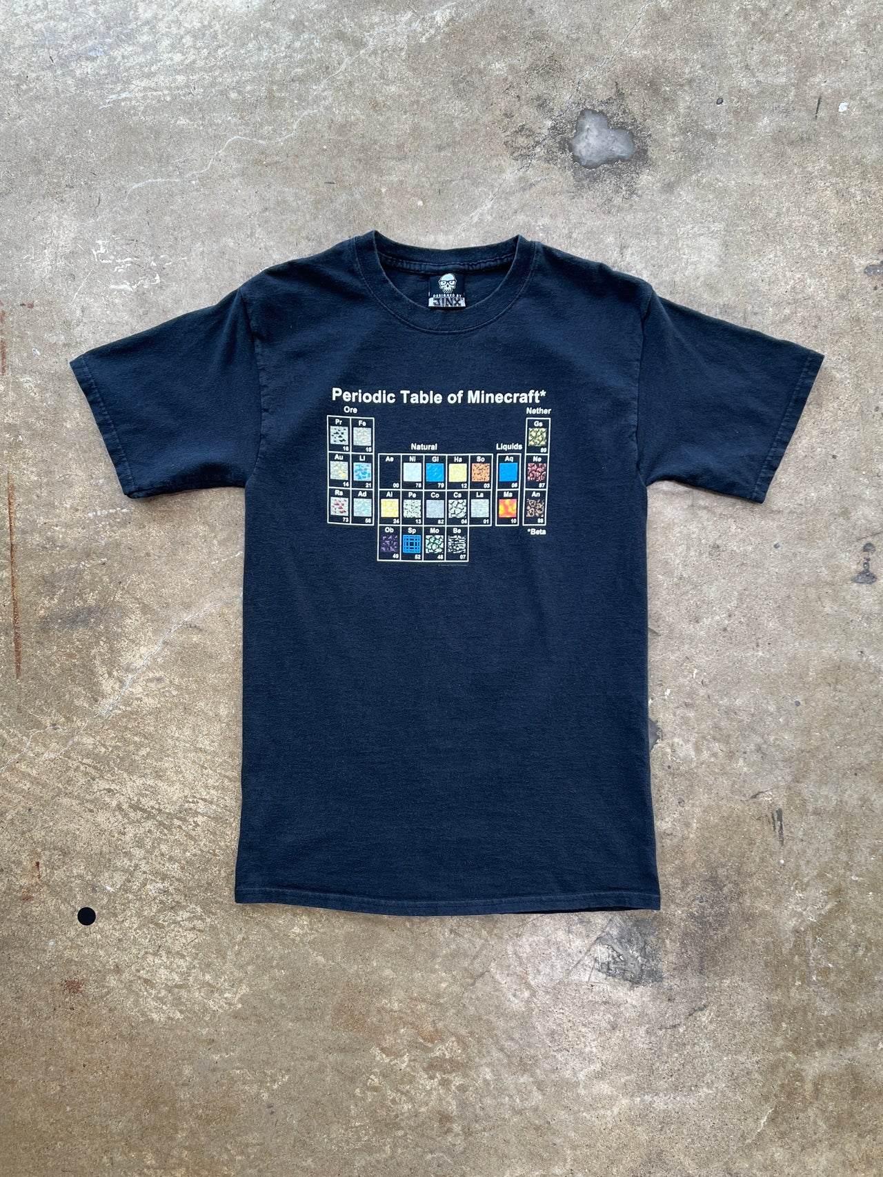 Minecraft Periodic Table of Minecraft Video Game Tee Small Jinx Tag