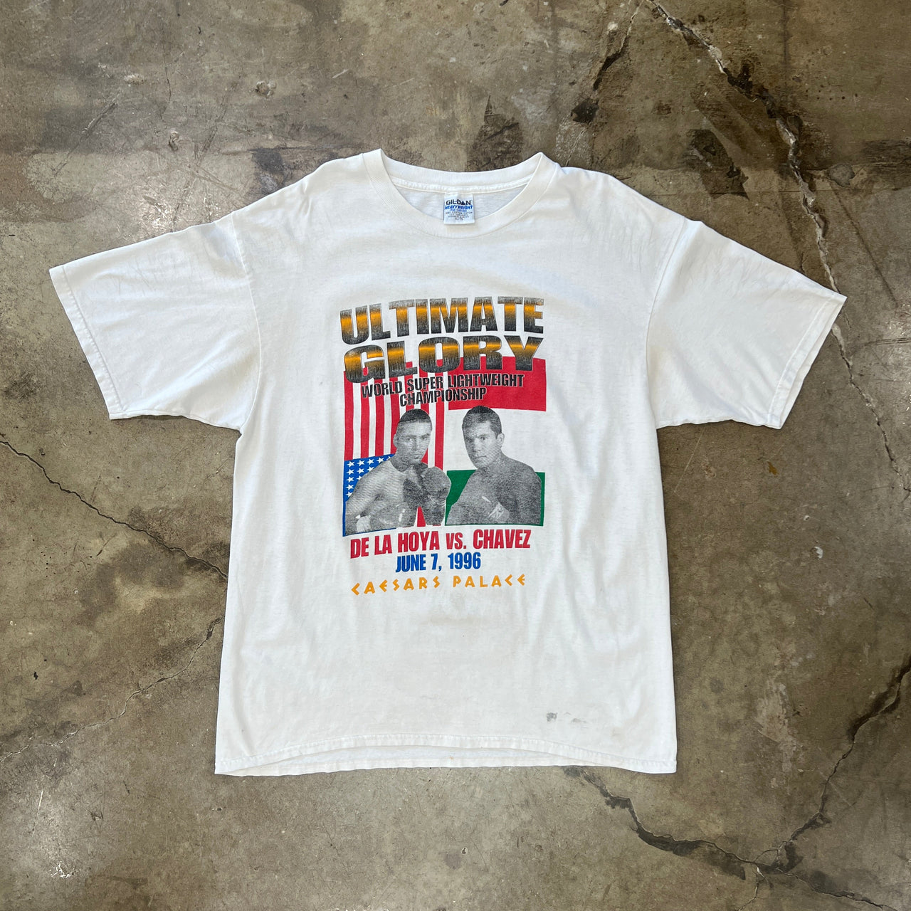 1996 Ultimate Glory De La Hoya v. Chavez Boxing Tee
