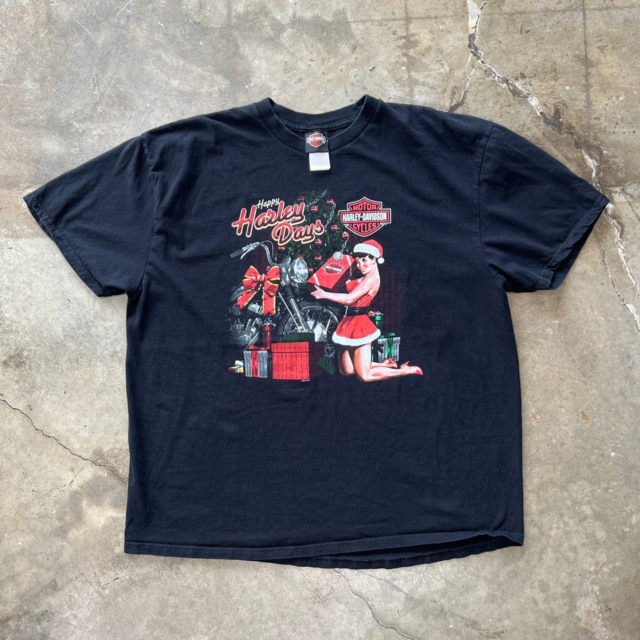 Harley Davidson Christmas Riverside Tee