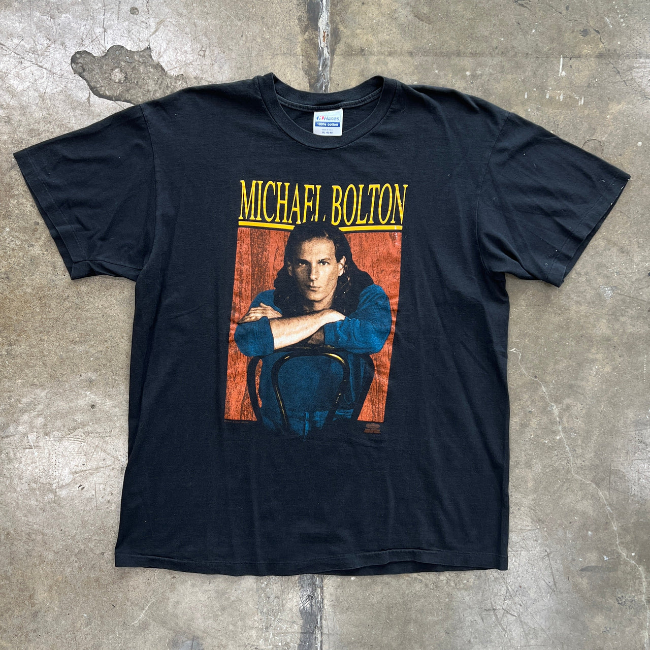 1991 Michael Bolton Time Love & Tenderness World Tour Tee