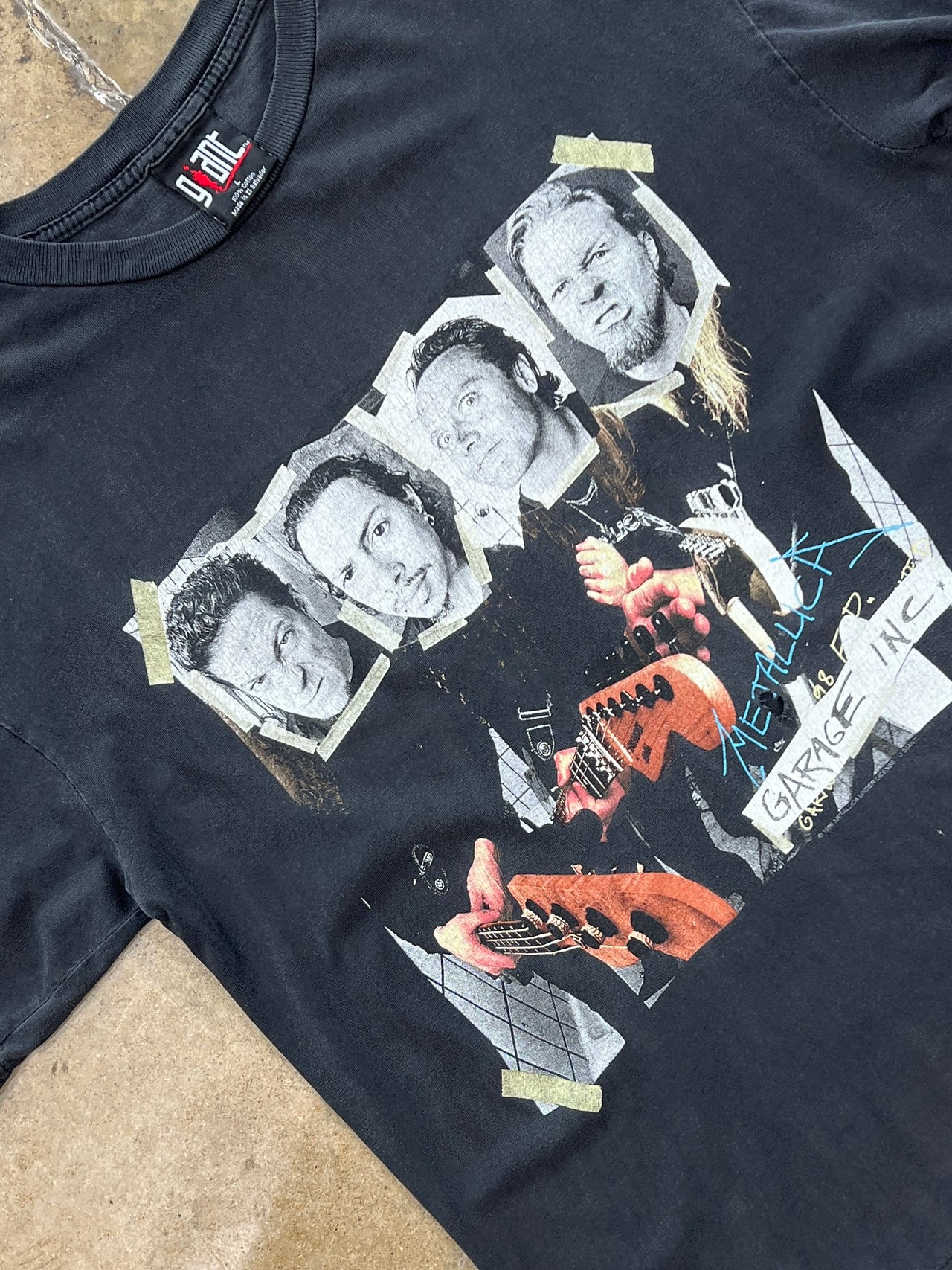 1998 Metallica Garage Days Tour Giant Tee