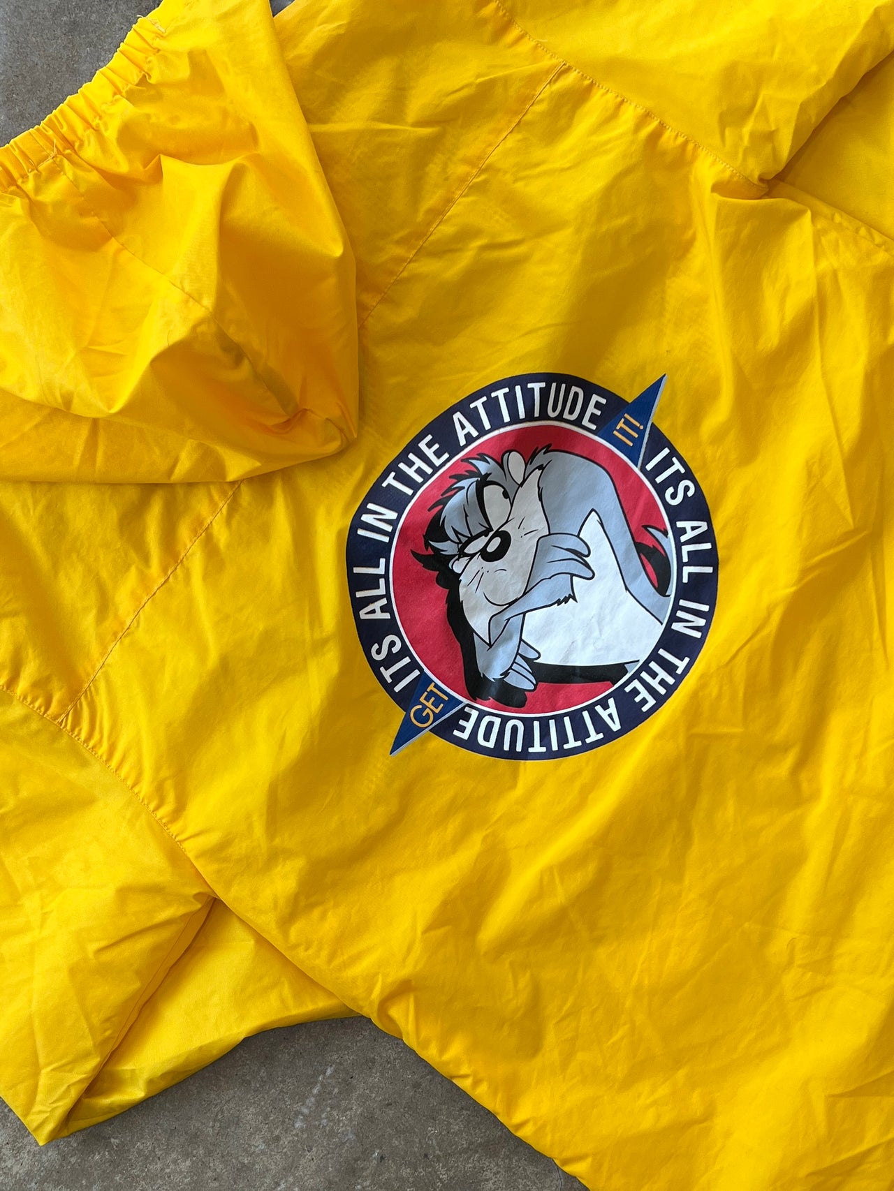 Looney Tunes 1997 Taz Raincoat
