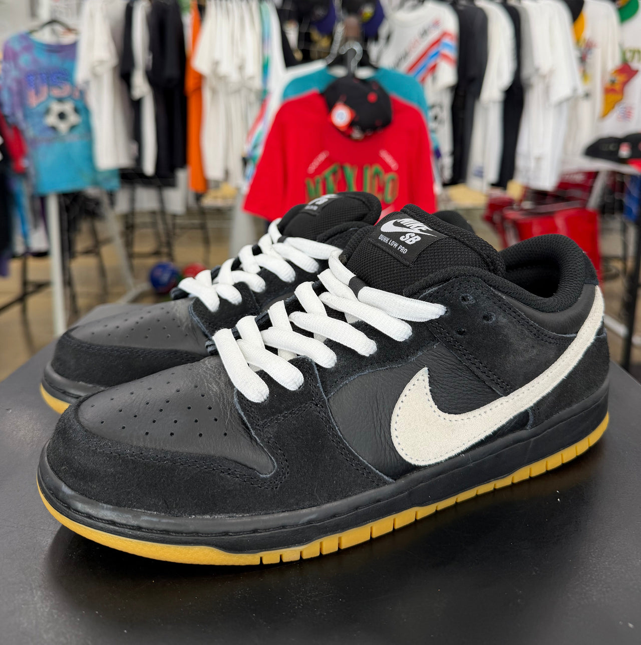 Nike SB Dunk Low Black White Gum (2025)