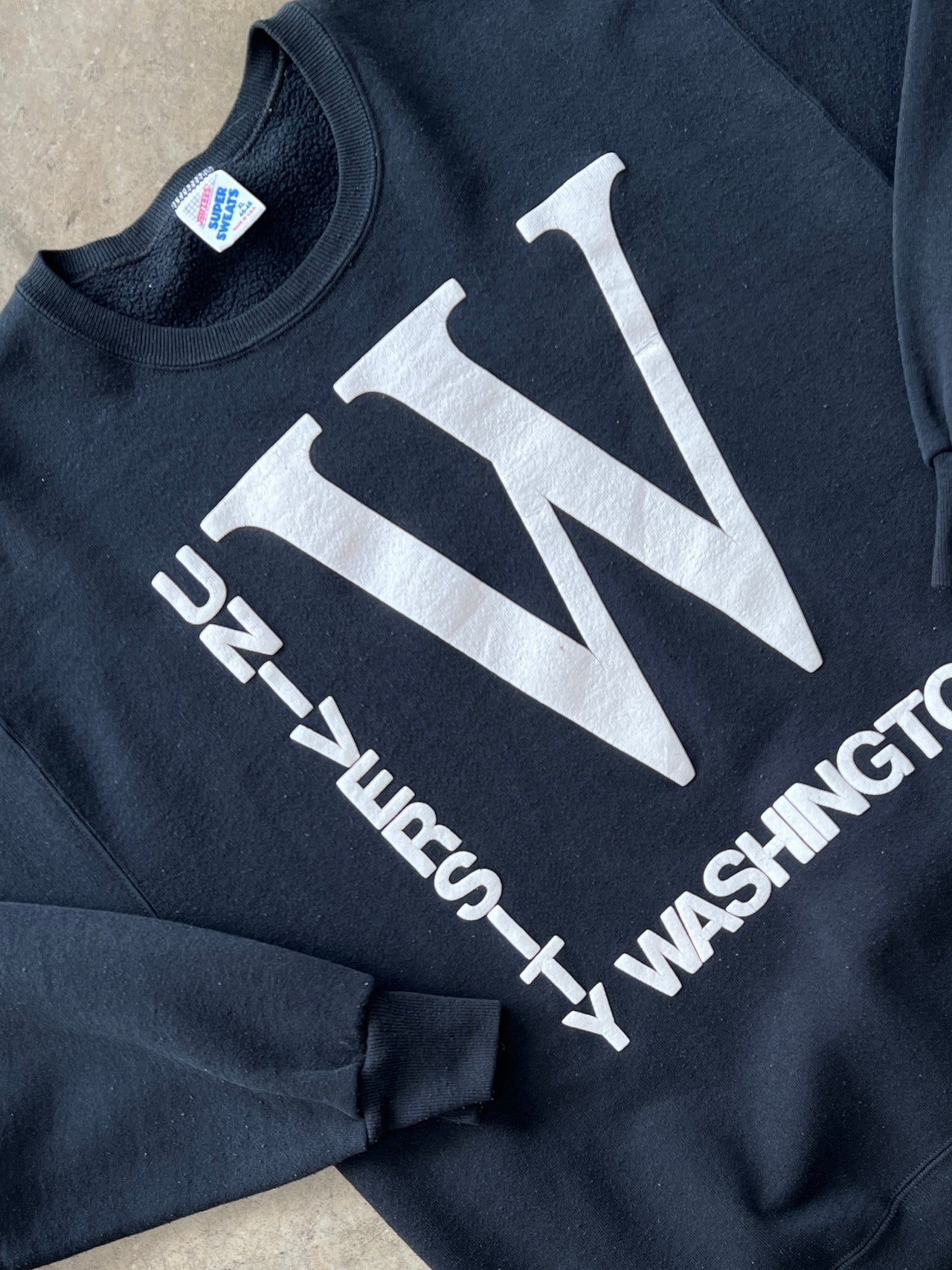 Vintage 90s University of Washington Crewneck XL
