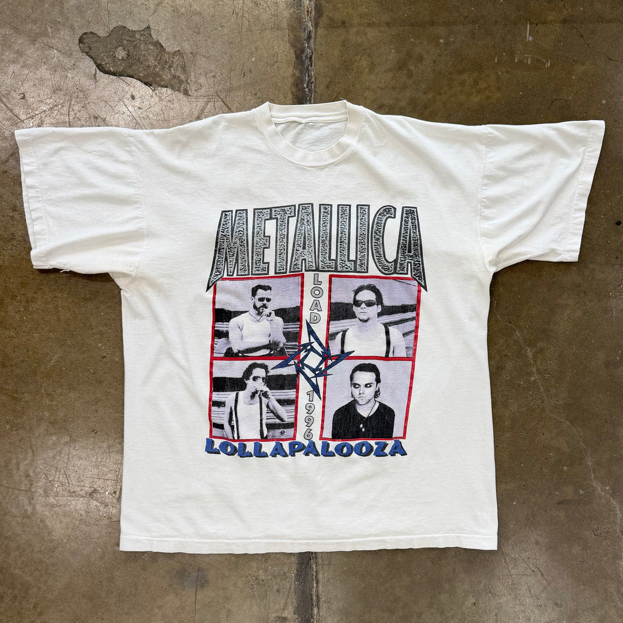1996 Metallica Lollapolooza Soundgarden Festival Band Tee