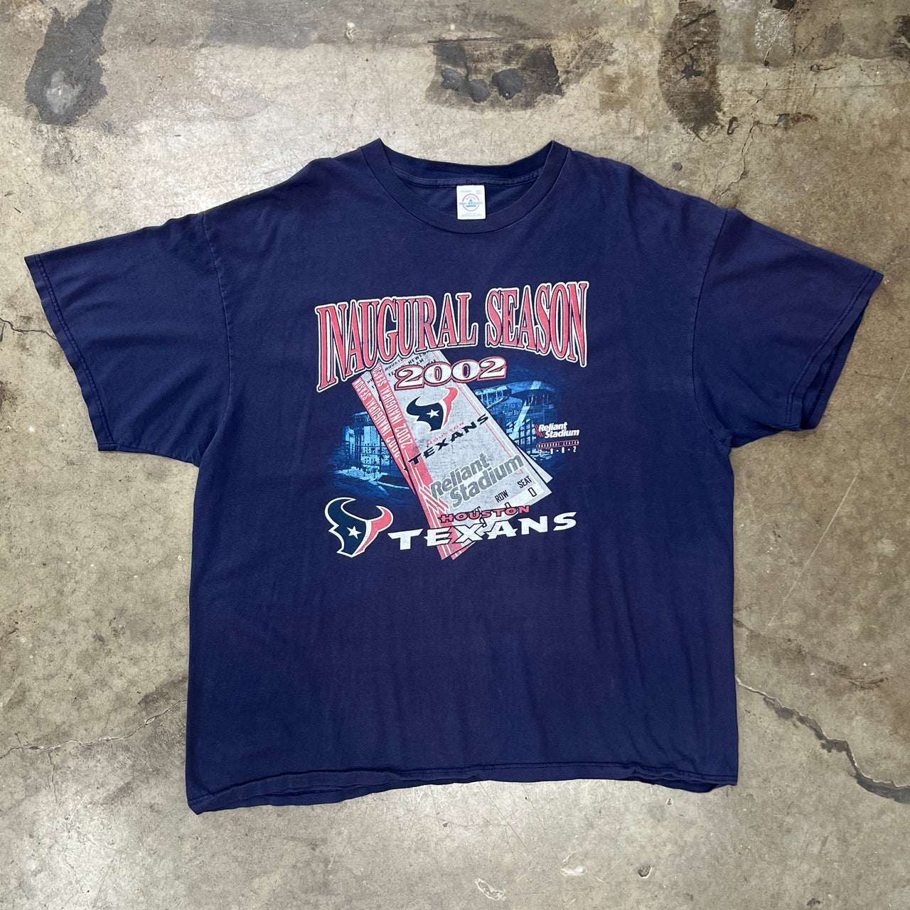 2002 Houston Texans NFL Naugural Season Tee
