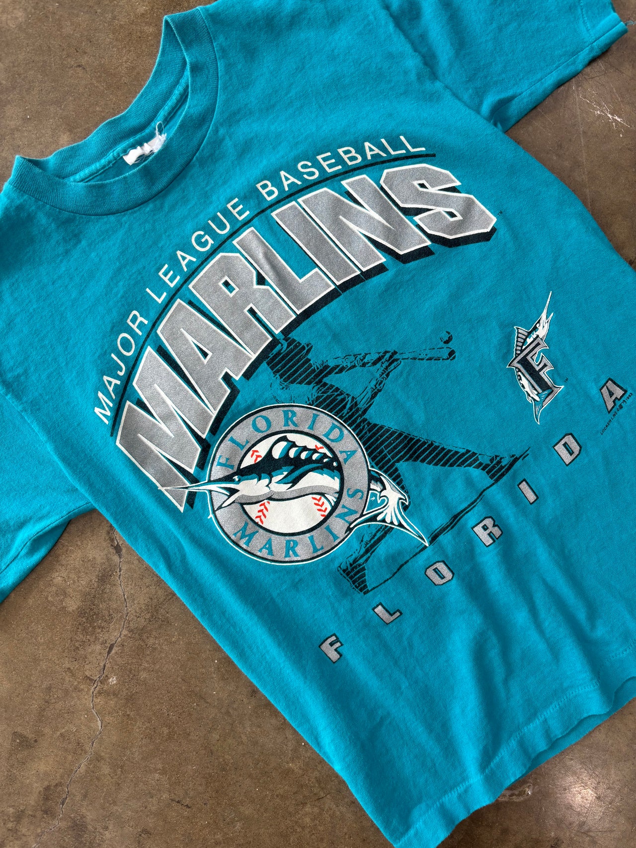 MLB Florida Marlins Single Stitch Tee