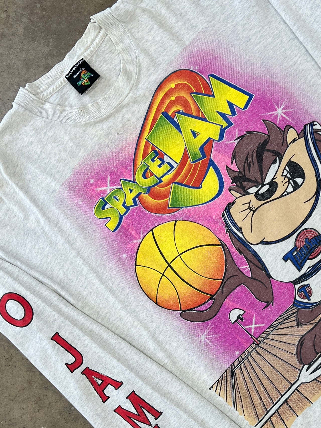 90s Looney Tunes Space Jam Taz Long Sleeve XL