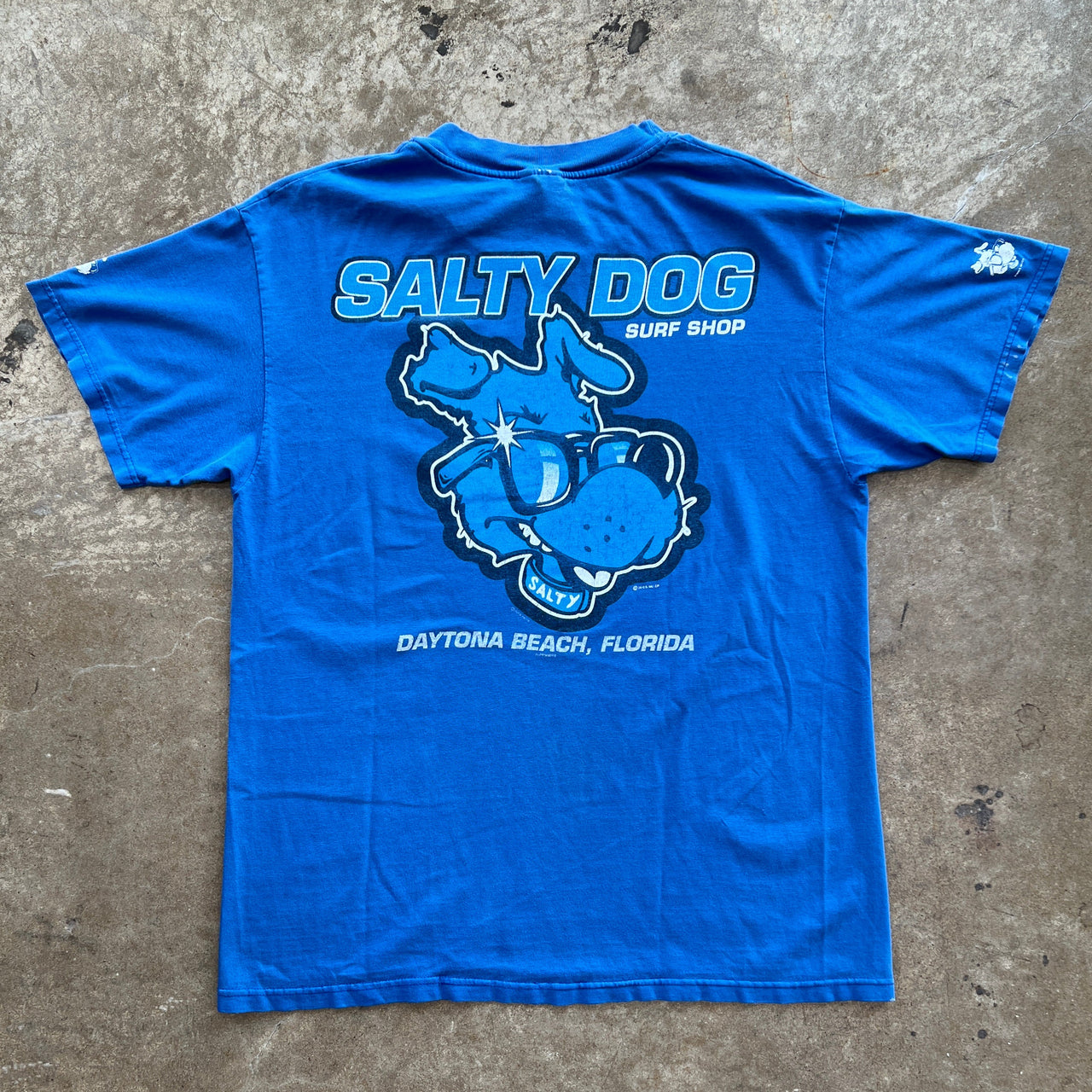 2000 Y2K Salty Dog Surf Brand Daytona Beach Tee