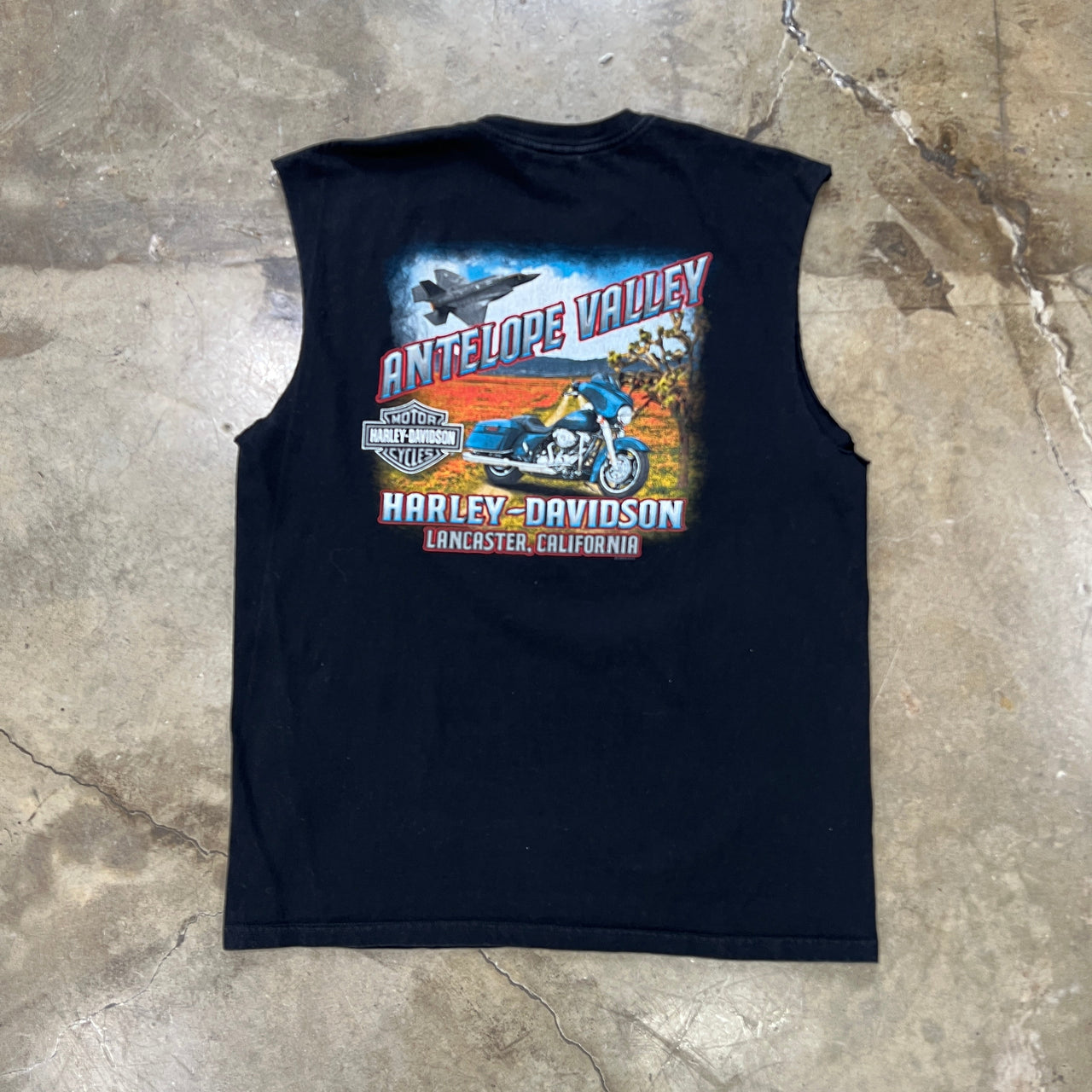 Harley Davidson Antelope Valley Cali Cut Sleeve Tee