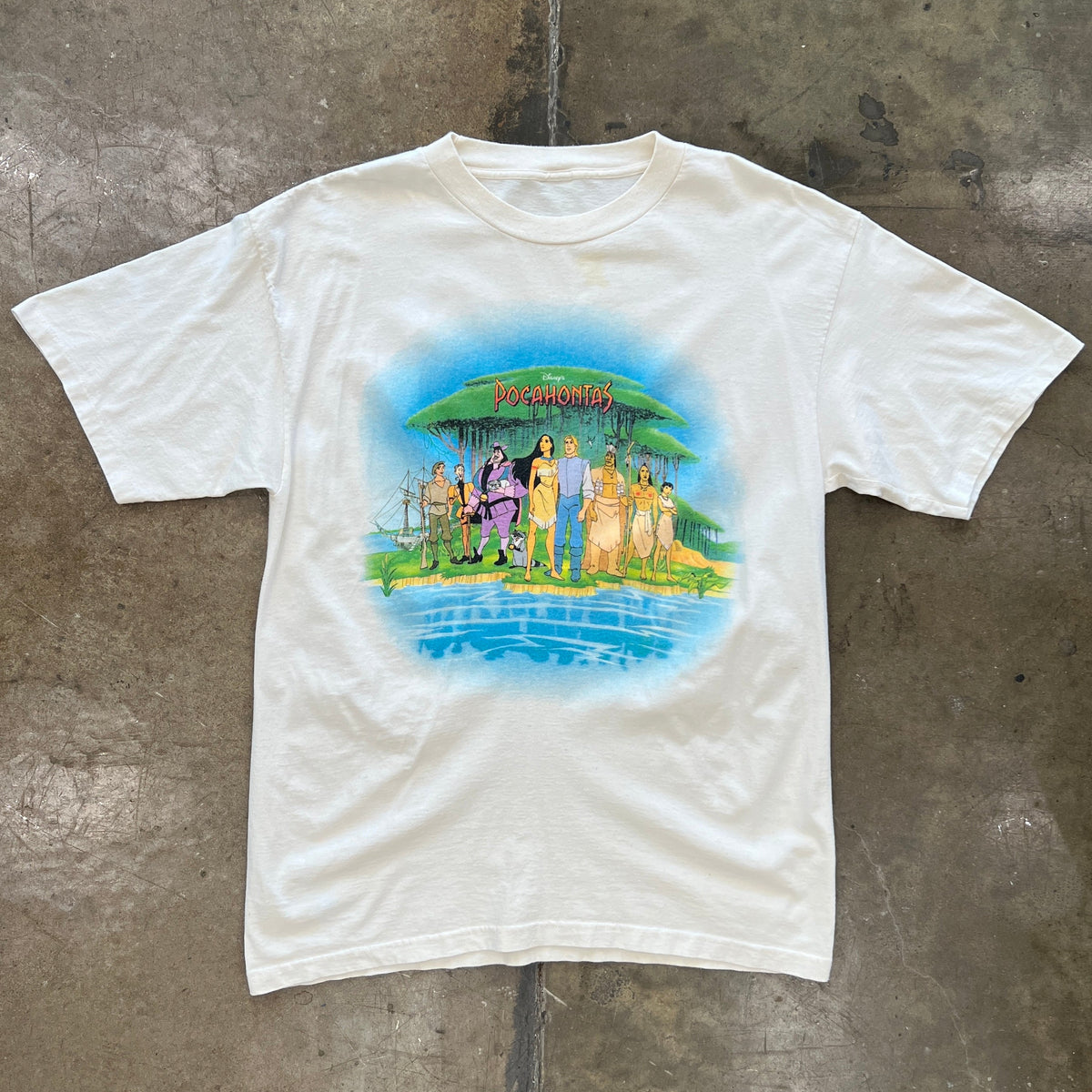 1995 Disney Pocahontas Movie Promo Tee