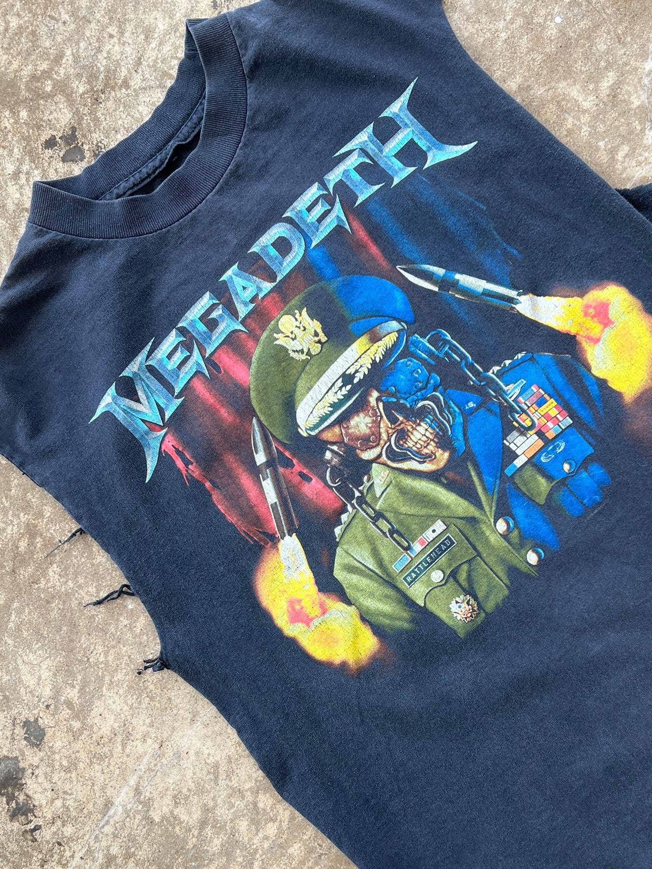 Megadeth Cut Sleeve Tank Tee