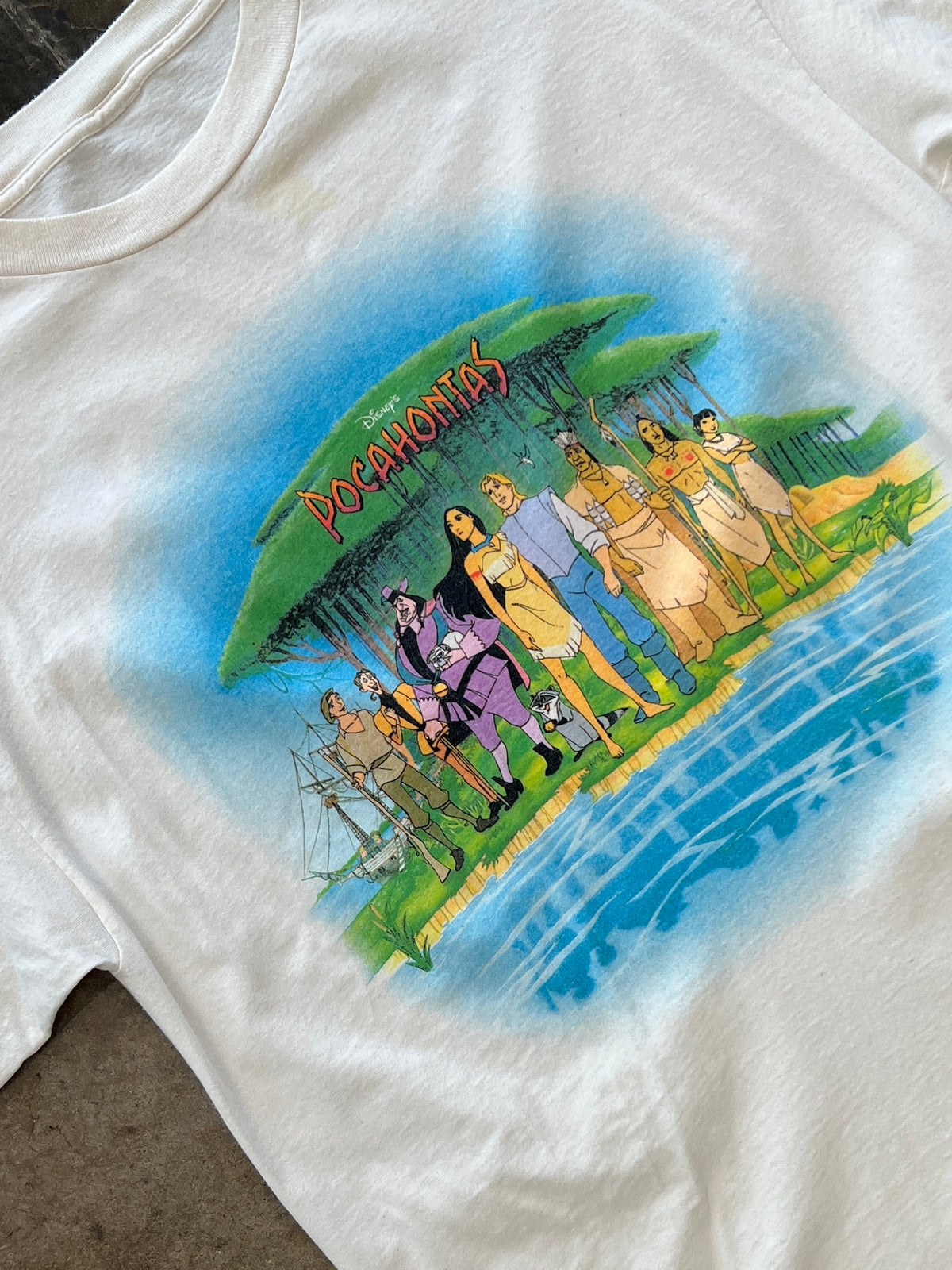 1995 Disney Pocahontas Movie Promo Tee