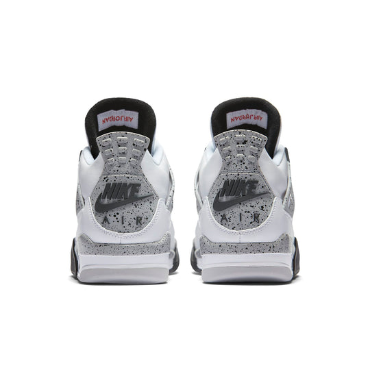 Air Jordan 4 White Cement