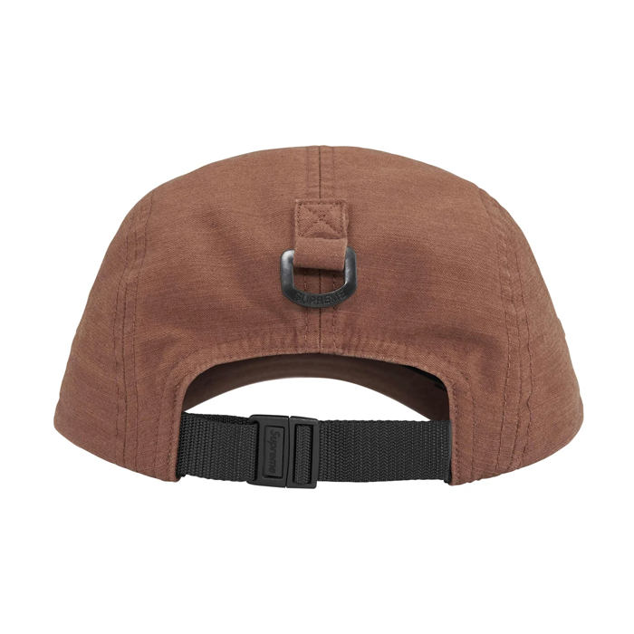 Arabic Label Camp Cap - Brown