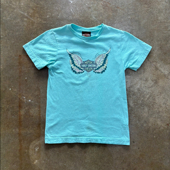 Harley Davidson Butterfly Wing New Hampshire Tee Youth Small