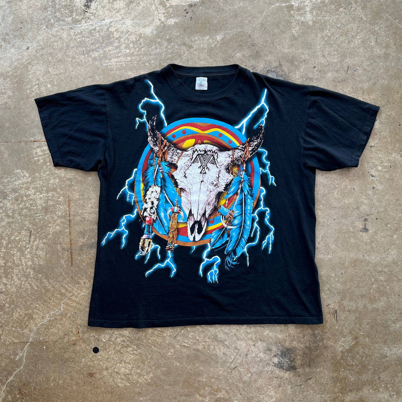 American Thunder USA Native Longhorn Lightning Tee