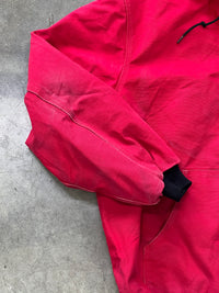 Carhartt Red Zip-Up Work Jacket