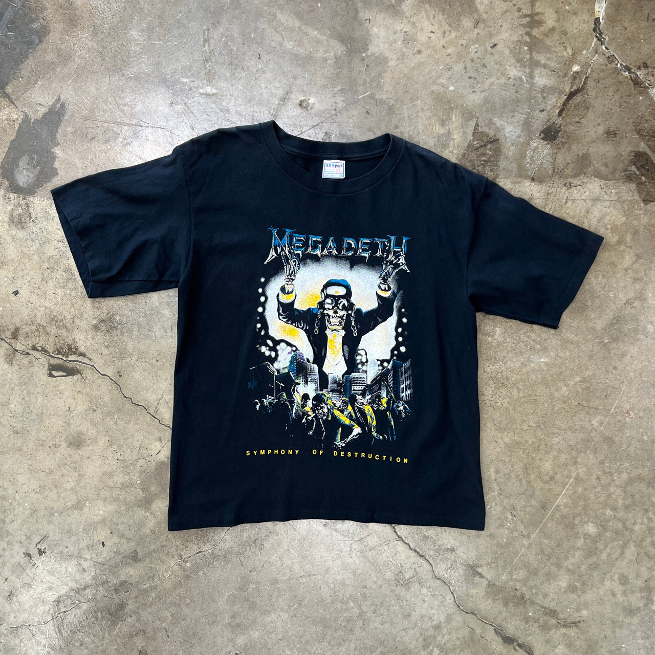 90s Megadeth Symphony of Destruction Single Stitch Tee All Sport