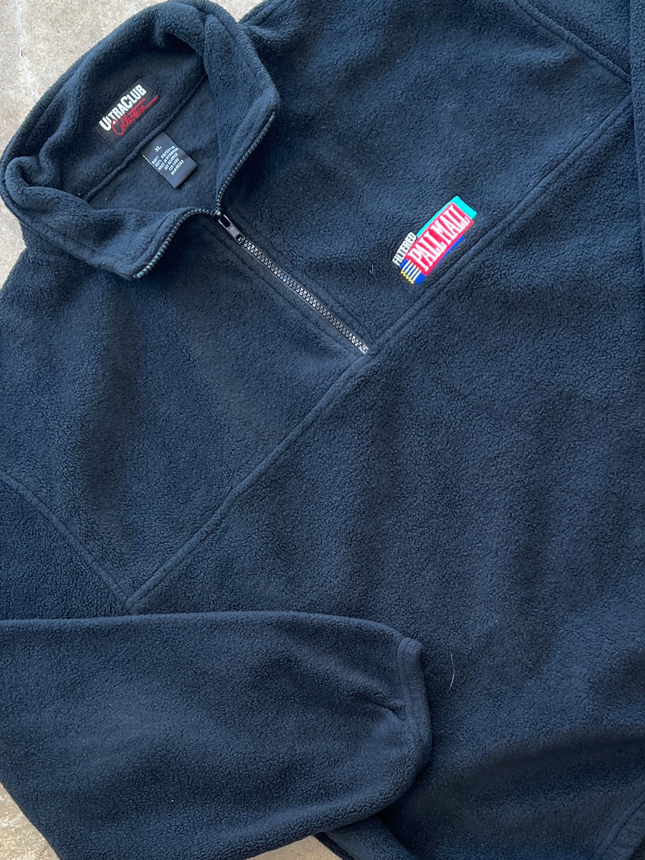 90s Pall Mall Filtered Quarter Zipup Fleece Jacket