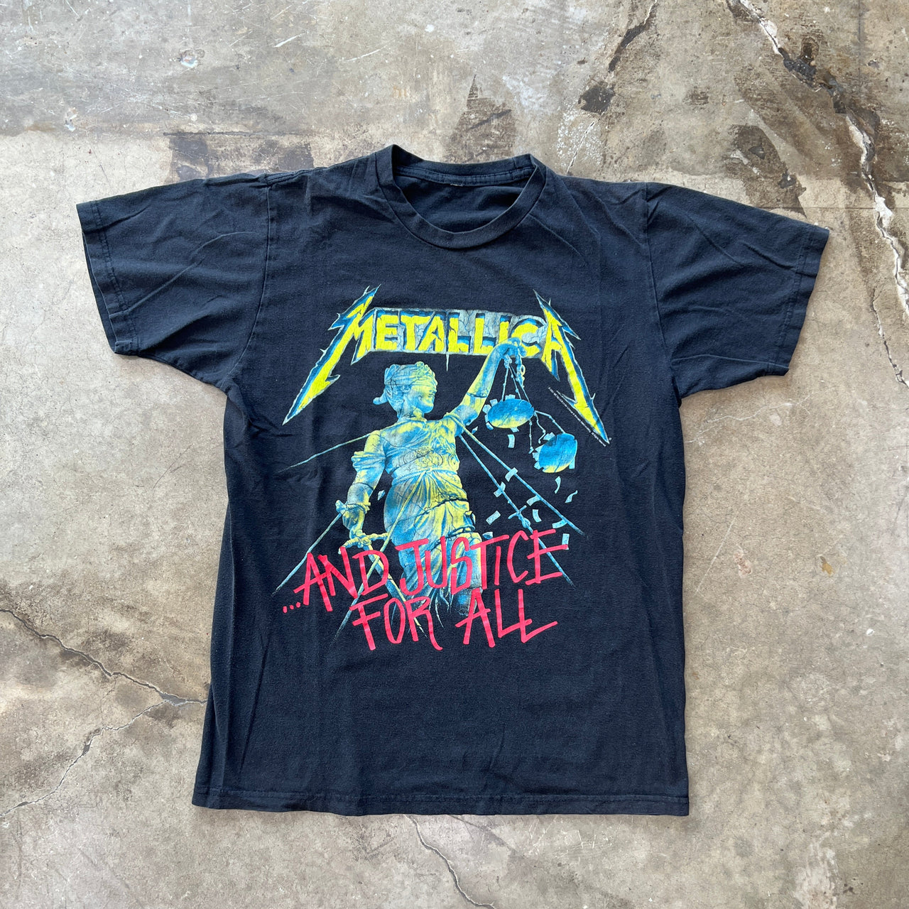 2007 Metallica And Justice For All Album Cover Tee