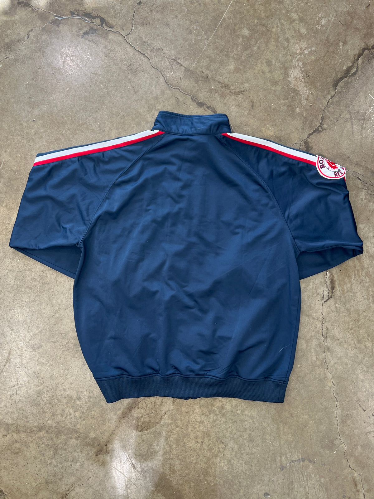 MLB Red Sox Stripe Sleeve Jacket