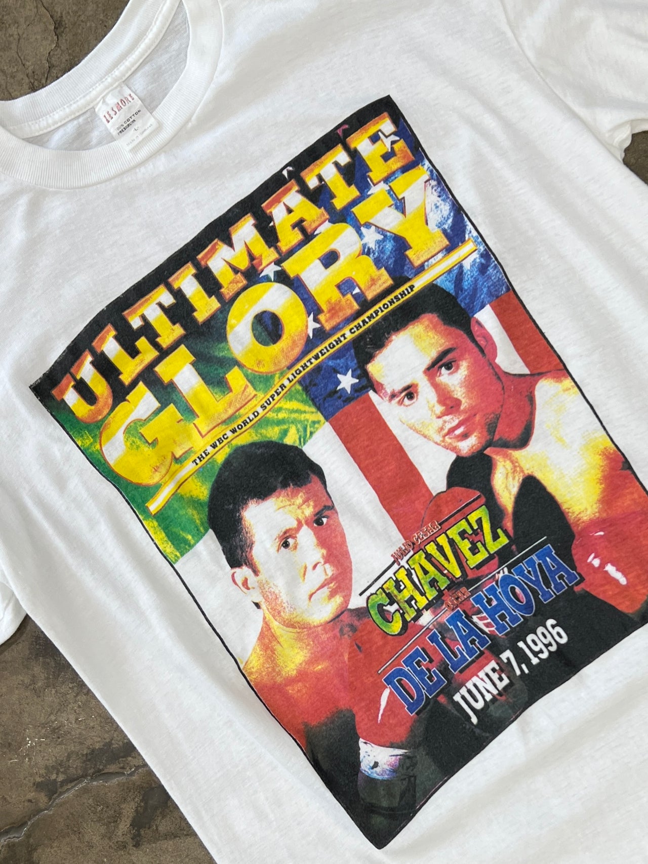1996 Ultimate Glory Julio Chavez v De La Hoya Boxing Payperview Tee