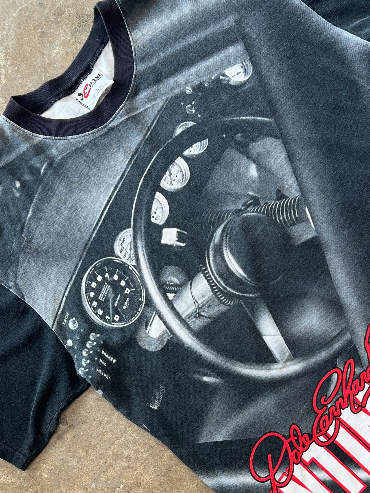 90s Dale Earnhardt AOP Intimidator Dashboard Tee