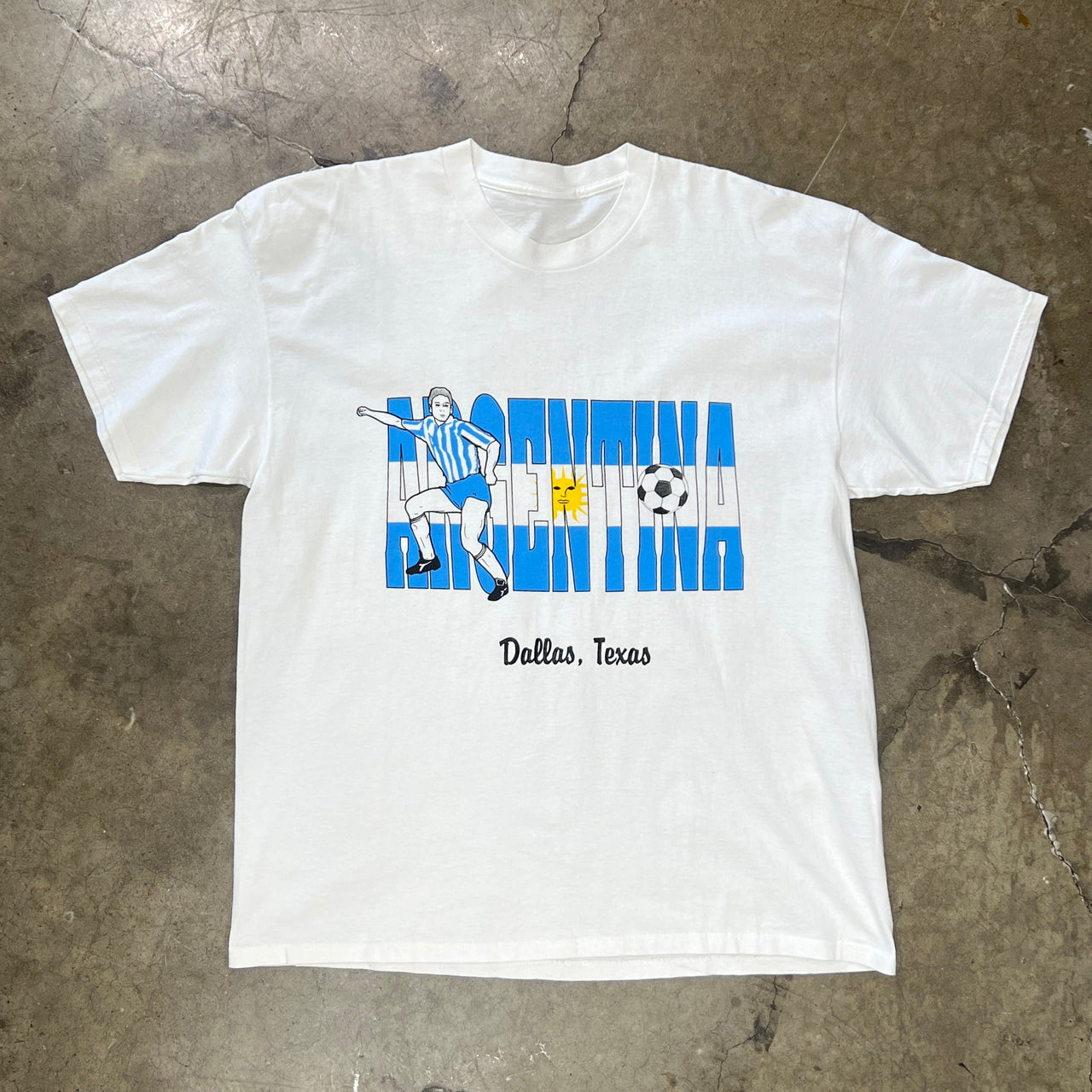 1994 Argentina Dallas Texas World Cup Soccer Tee