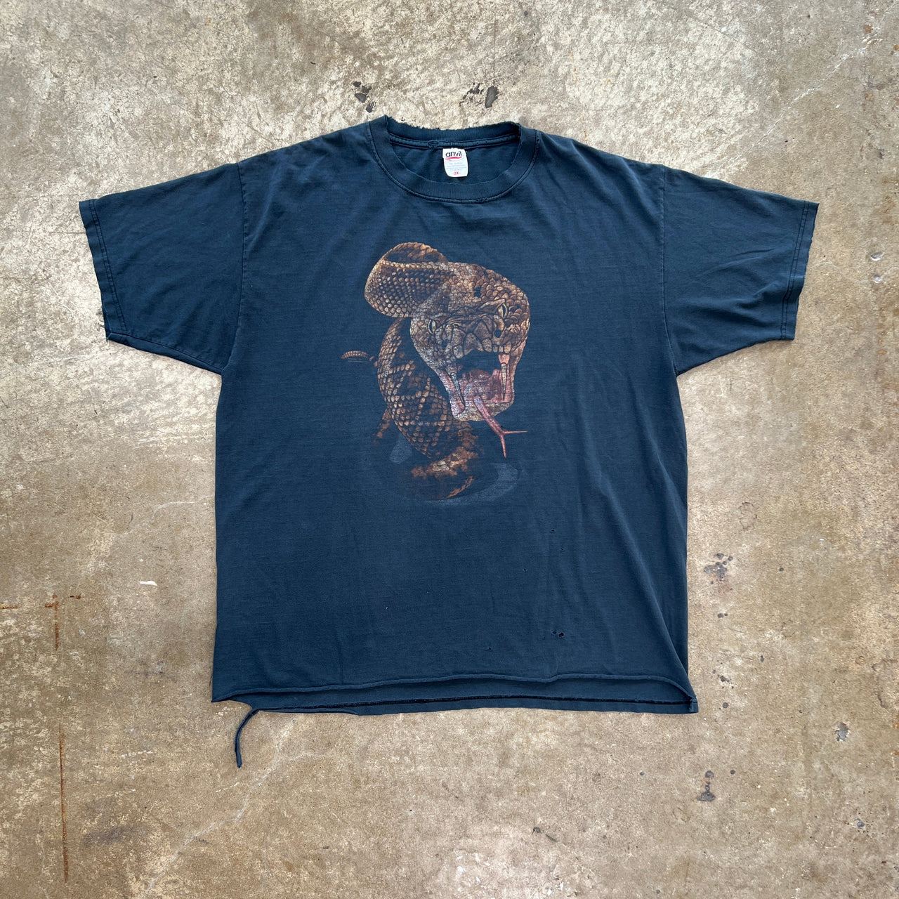 Rattlesnake Breakthrough Distressed Vintage Tee