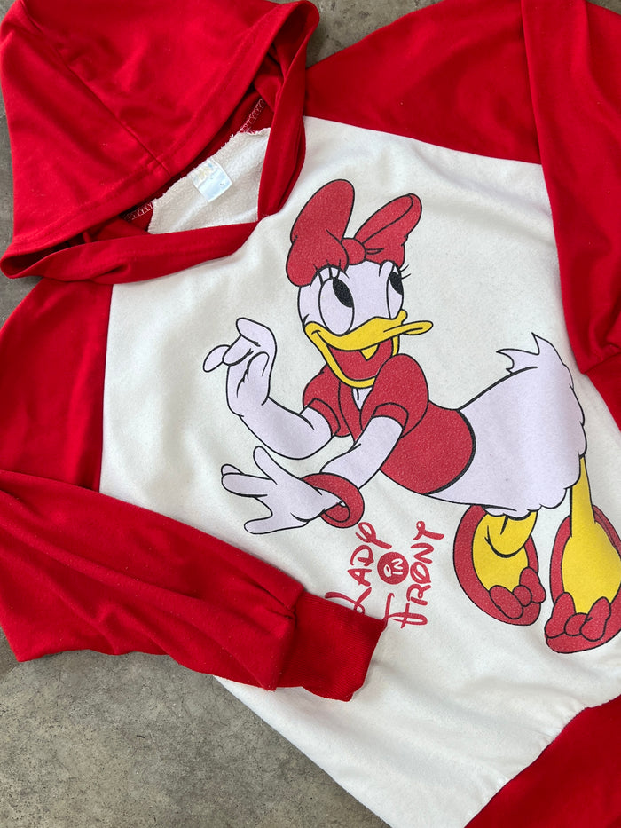 Daisy Duck Lady in Front Disney Hoodie