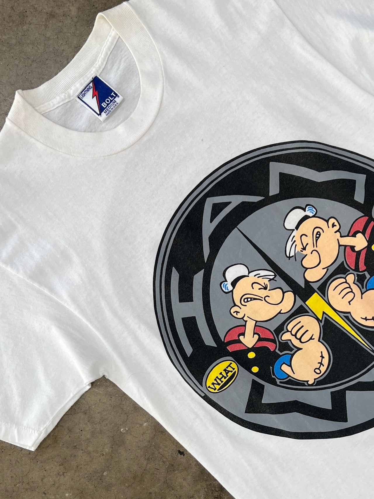 1993 Popeye the Sailor I am What Single Stitch Promo Tee