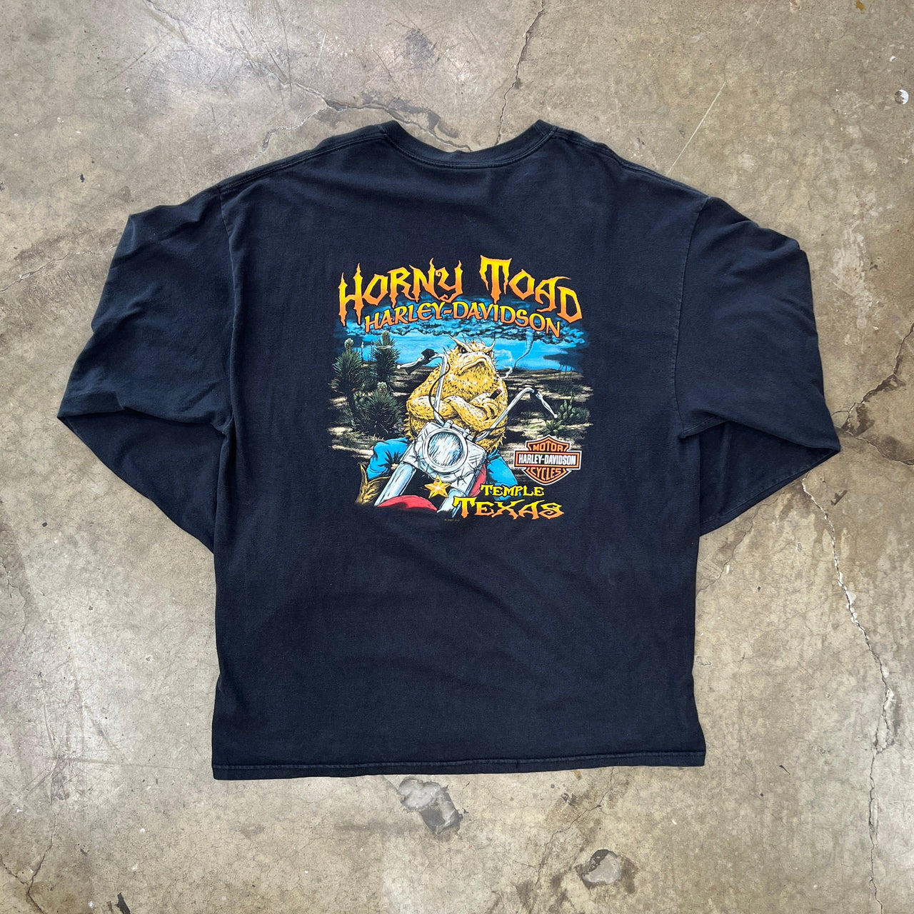 2008 Harley Davidson Texas Horny Toad Flame Long Sleeve