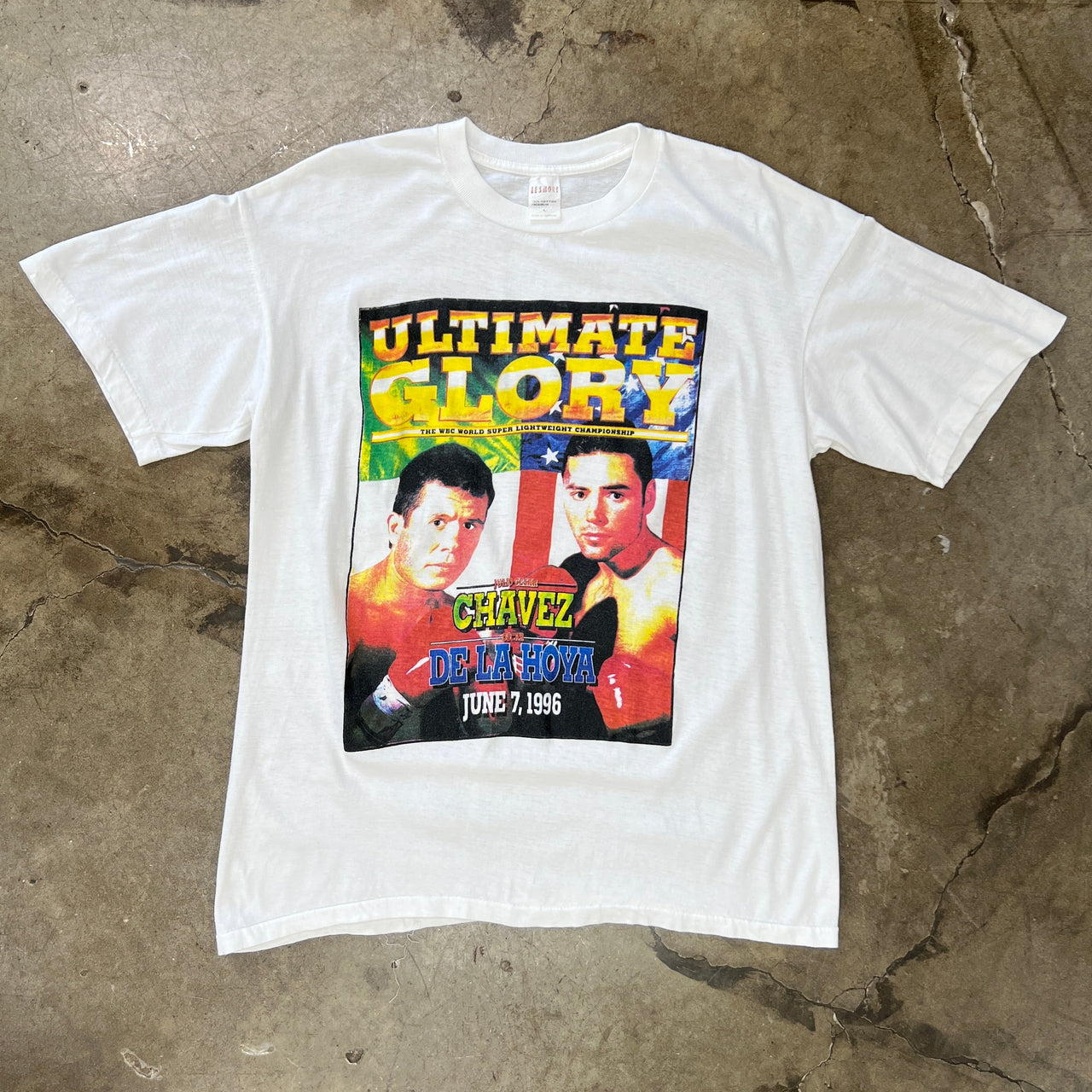 1996 Ultimate Glory Julio Chavez v De La Hoya Boxing Payperview Tee