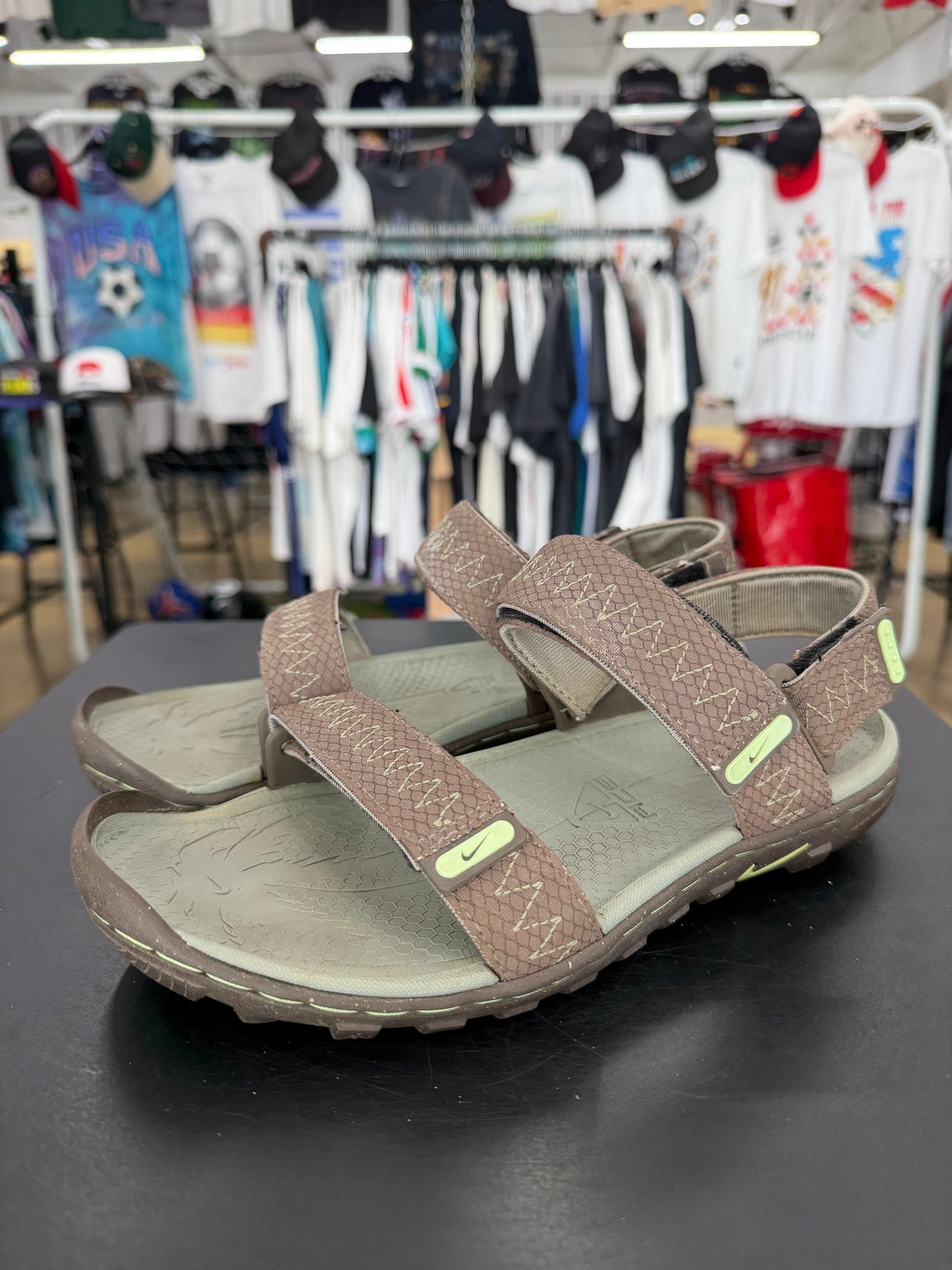 Nike ACG Grey & Green Sandal
