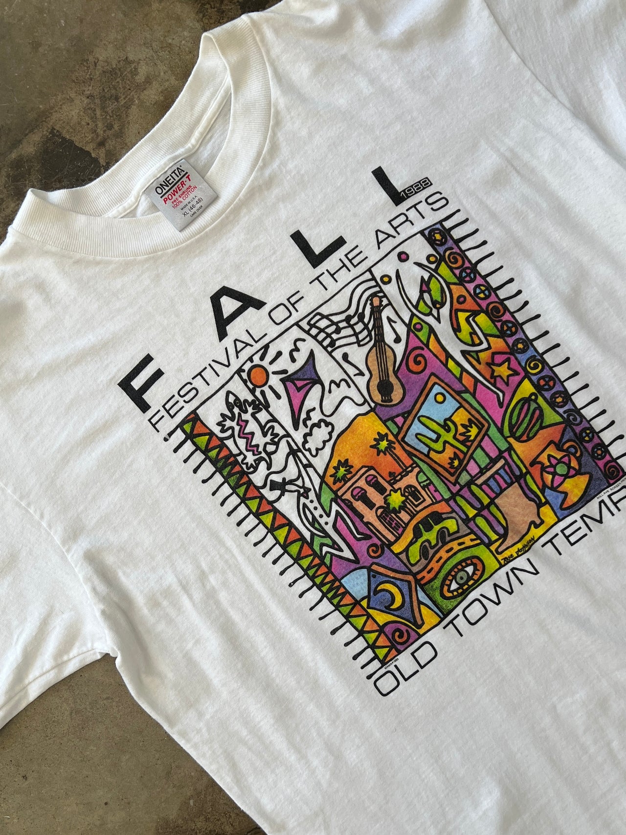 1988 Fall Festival of the Arts Graphic Single Stitch Tee